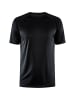 Craft Rundhals T-Shirt für Herren in Schwarz