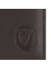 oxmox Leather Geldbörse RFID Schutz Leder 11 cm in braun-freedom lion