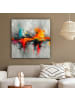 OnlyWow Leinwand Bilder Abstrakte Kunst Explosion