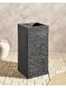 Beliani Outdoor Blumentopf DION in Schwarz - (W) 33 x (H) 70 x (L) 33 cm
