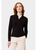 Les Lunes langärmeliges Freizeithemd SUNNY Blouse Slim Fit in schwarz