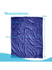 Intirilife Weiche Kuscheldecke 200 x 150 cm in NACHT BLAU