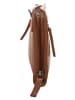 WouWou Abendtasche echt Leder in cognac