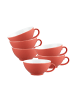 Seltmann Weiden 6er Set Teetassen Liberty Pure Colors 140 ml in Flamingo Red