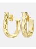 Vanlere Creolen aus 375 Gelbgold