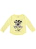Disney Langarmshirt Mickey & Minnie in gelb