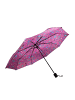 ANELY Kleiner Regenschirm Paris Gemustert Taschenschirm in Pink