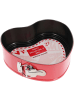 La Cucina Backform in Herzform in Rot, (B) 21 x (H) 7 x (L) 21 cm