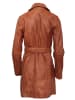 Ricano Damen Leder Mantel Kate in Cognac