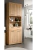 Inn.Furn Hochschrank in Eiche Artisan 74 x 191 cm, Badschrank mit viel Stauraum