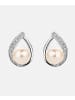 Diamant L'éternel Ohrstecker aus 375 Weißgold mit Diamant mit Perle