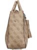 Guess Handtasche Brenton Small Girlfriend SAT Logo in Latte Logo