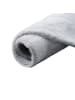 Pergamon Fellteppich Luxus Super Soft Plush Rund in Hellgrau