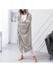 Today Kuscheldecke mit Ärmeln und Kapuze Essential, One Size in Beige, 115 x 165 cm