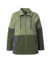 Ulla Popken Sweatjacke in olivgrün