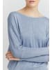 Oxmo Strickpullover in blau