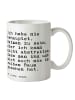 Mr. & Mrs. Panda Kaffeebecher Ich habe nie behauptet,... mit Spruch in Weiß