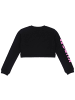 Cerda Sweatshirt Hello Kitty Kuromi Cropped in Schwarz