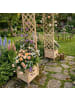 relaxdays Rosenbogen in Orange - (B)180 x (H)206 x (T)40 cm