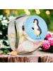 Mr. & Mrs. Panda Vorratsdose Glas Pinguin Marienkäfer ohne Spruch in Eisblau