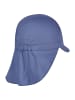 Sterntaler Schirmmütze mit Nackenschutz Apfel in helles blau