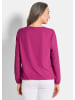 GOLDNER Bluse Elegante Bluse aus Chiffon in beere