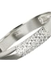 BALIA 333 Weißgold - 8 Karat Damen Ringe 3 reihig Zirkonia Fingerring 56 (17,8)