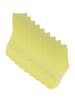 Yalion 9er Pack Antirutschsocken Halbplüsch in Gelb