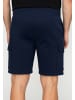 EGOMAXX Cargoshorts mit elastischem Bund und Tunnelzug in Navy
