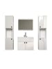 ebuy24 Badmöbelset Haven (5-teilig) Weiß 142 x 40 cm