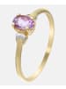 Diamant L'éternel Ring aus 375 Gelbgold mit Amethyst