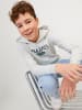 JACK & JONES Junior Kapuzensweatshirt JORCOBIN in white melange