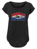 F4NT4STIC Long Cut T-Shirt JT Racing Fading Classic Logo in schwarz
