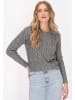DreiMaster Vintage Damen Pullover in Grau Melange