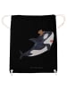 Mr. & Mrs. Panda Gym Bag Orca Zylinder ohne Spruch in Schwarz