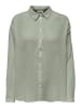 JACQUELINE de YONG Elegantes Hemd Langarm Bluse in Knitteroptik JDYTHEIS in Mint