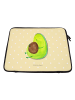 Mr. & Mrs. Panda Notebook Tasche Avocado Pfeifen ohne Spruch in Gelb Pastell