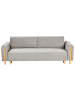 Beliani Schlafsofa KVAM in Grau/Braun - (W) 242 x (H) 85 x (L) 99 cm