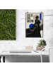 Mr. & Mrs. Panda Poster Silhouette stilvoll Design mit Spruch in Weiß