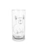 Mr. & Mrs. Panda Wasserglas Corgie ohne Spruch in Transparent