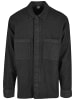 Urban Classics Long Sleeve Shirt in realblack washed