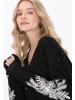 IZIA Women Cardigan in black white