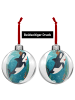 Mr. & Mrs. Panda weihnachtsanhänger Orca Zylinder Design ohne Sp... in Weiß