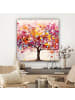 MuchoWow Leinwand bilder Farbiger Baum (BxH)