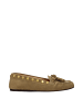 Isabel Marant Braun Leder Slip-On Loafer