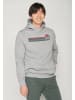 GreenBomb Hoodie Bike Sunset Stripes in Heidekraut Grau
