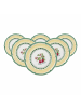 Villeroy & Boch 6er Set Brotteller French Garden Valence ø 17,4 cm in bunt