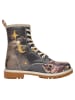Dogo Longe Boots - Owls Family 41 in Schwarz