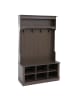 MCW Garderobe P26, Walnuss-Optik