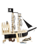 small foot Piratenschiff für Biegepuppen inkl. Beiboot, in brown